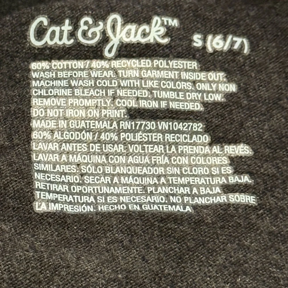 Cat & Jack Pac Man Shark Short Sleeve Tee